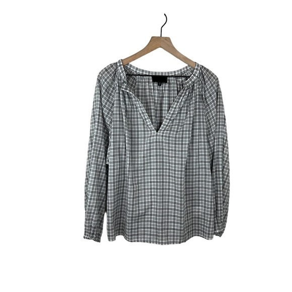 Nili Lotan Tops - Nili Lotan Brooke Plaid Top